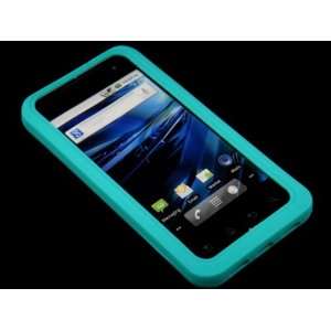  TURQUOISE Soft Silicone Skin Cover Case for LG Optimus G2X 