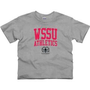   Winston Salem State Rams Youth Athletics T Shirt   Ash Sports