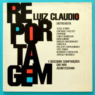 LP LUIZ CLAUDIO REPORTAGEM 75 TOM JOBIM CAETANO BRAZIL  