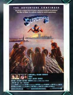 SUPERMAN 2 * CineMasterpieces 30x40 ORIGINAL ROLLED MOVIE POSTER 1980