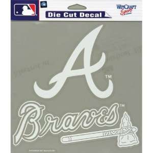  Atlanta Braves   Logo Cut Out Decal MLB Pro Baseball 