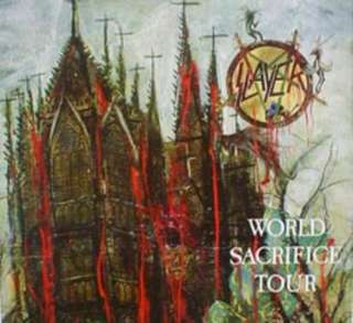 Original concert program for the SLAYER 1988 WORLD SACRIFICE Tour 