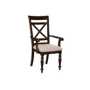  Set of 4 Java Arm Chair In In Walnut Finish by Standard 