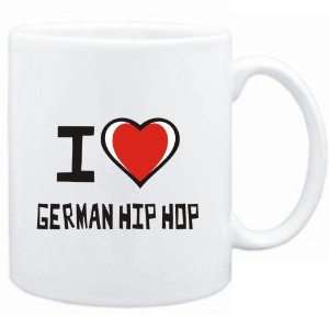  Mug White I love German Hip Hop  Music Sports 