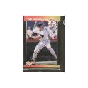  1989 Donruss Regular #358 Todd Benzinger, Boston Red Sox 