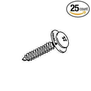 M4.8X19   M15.5 SEMS Screw Black (25 count)  Industrial 