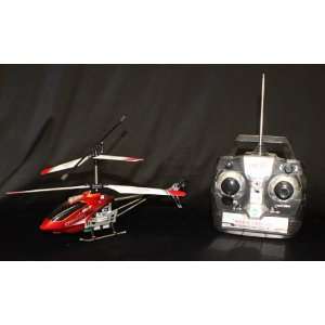   9074G Red Remote Control Helicopter By CS Power Toys & Games