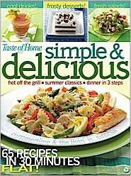 Taste of Home Simple & Delicious   One Year Subscription