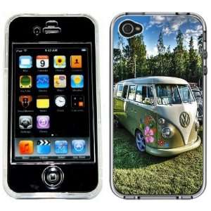  Hippie Hippy Van Bus Handmade iPhone 4 4S Full Hard 