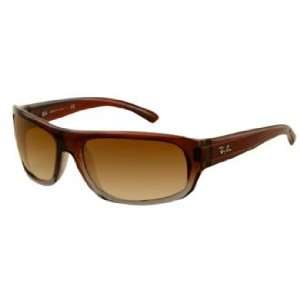 Ray Ban Sunglasses RB4166 / Frame Brown to Gray Gradient Lens Brown 