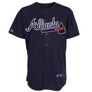  Atlanta Braves Replica Alternate MLB Baseball Jersey (Navy 