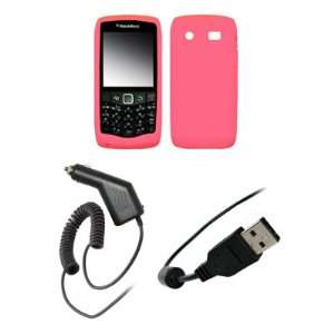  BlackBerry Pearl 9100   Pink Soft Silicone Gel Skin Cover 