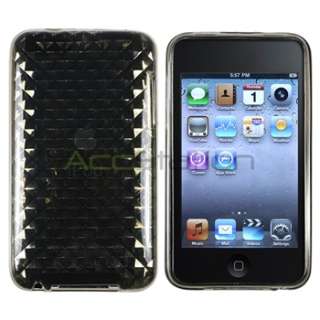 TPU Rubber SOFT SKIN CASE Cover for IPOD TOUCH 2 3 2nd 3RD GEN+LCD 