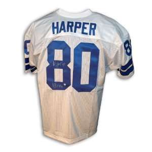   Harper Autographed Uniform   with Super Bowl Champs 9293 Inscription