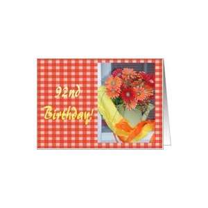  92nd Birthday, Bright Daisies Card Toys & Games