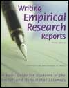 Writing Empirical Research Reports, (1884585248), Fred Pyrczak 