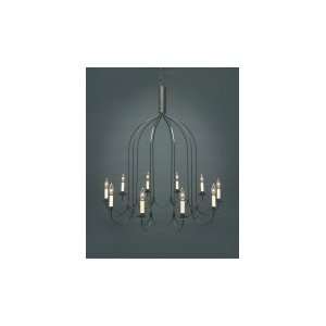 Northeast Lantern 939 DB LT10 10 Light Single Tier Chandelier in Dark 