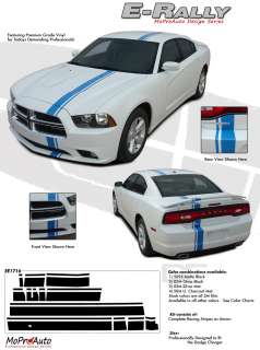 rally dodge charger vinyl graphics fits years 2011 2012 size pre 
