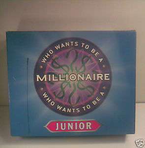 Who Wants to Be a Millionaire Junior Game Complete 2000  