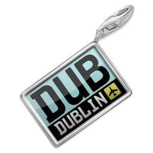 FotoCharms Airport code DUB / Dublin country Ireland   Charm with 