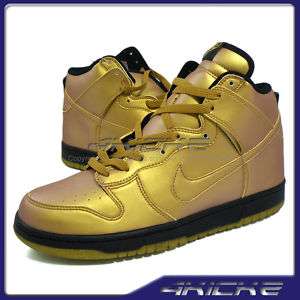 Nike Dunk High Olympic 2004 Metallic Gold SZ9~10 308348 771  