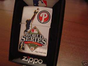 PHILADELPHIA PHILLIES WORLD SERIES CHAMPIONS ZIPPO 2008  
