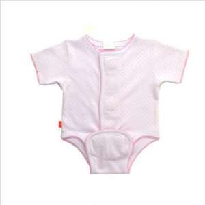  Polka Dot Burrito Bodysuit in Pink Size 9M Baby