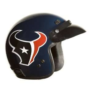 Brogies Bikewear NFL Houston Texans Motorcycle Three Quarter Helmet 