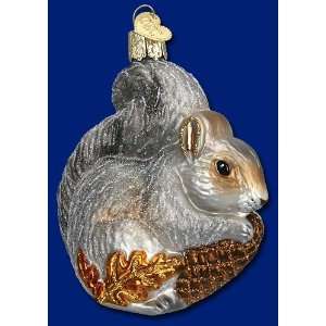 Mercks Family Old World Christmas glass hungry squirrel ornament 3 1 