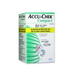  ACCU CHEK® Compact Test Strips Box of 51
