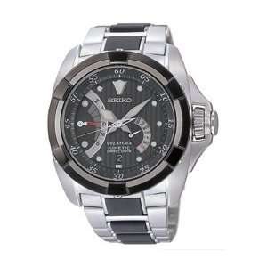    Steel Automatic Watch with Black Dial Seiko