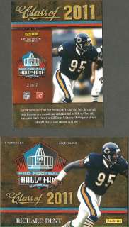 RICHARD DENT   2011 Pro Football Hall of Fame CANTON HOF EXCLUSIVE 