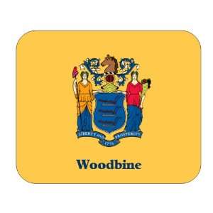  US State Flag   Woodbine, New Jersey (NJ) Mouse Pad 