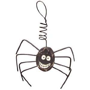  Happy Spider Wood Ornament