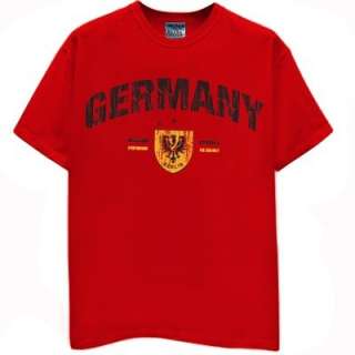 GERMANY Berlin jersey flag german soccer T SHIRT RED  