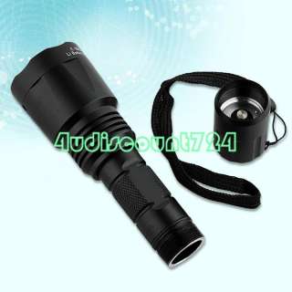 1800 LUMENS CREE XML T6 LED ZOOMABLE TORCH FLASHLIGHT  