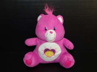 Plush Bright Shine Heart Care Bear Pink Sun Toy  