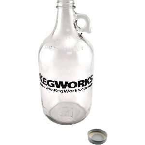  KegWorks Glass Beer Growler
