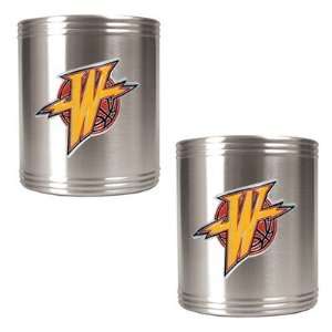   State Warriors   NBA 2pc Stainless Steel Can Holder Set   Primary Logo