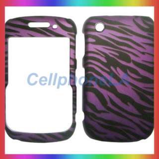 Purple Zebra Hard Case Cover Blackberry Curve 8520 8530  