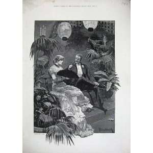    1881 Woodville Fine Art Man Womance Romance Garden
