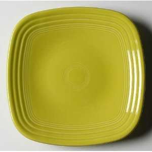 Homer Laughlin Fiesta Lemongrass (Newer) Square Luncheon Plate, Fine 