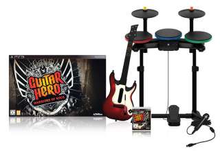 Guitar Hero Warriors of Rock Band Bundle PS3 NEW Super 047875961401 