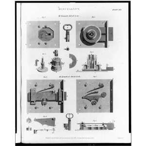  Miscellany,Mr. Bramahs patent lock,Mr. Rowntrees patent 