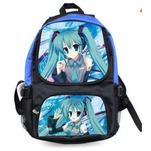  Miku Hatsune Japanese Anime Full Size School Backpack 
