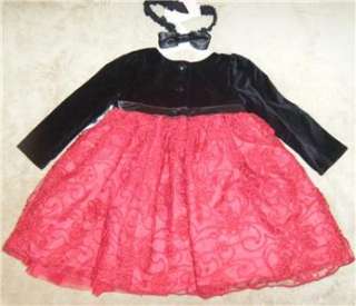 GIRLS DRESS 24 M 24 MONTH HOLIDAY BOUTIQUE CHRISTMAS POLLY FLINDERS 