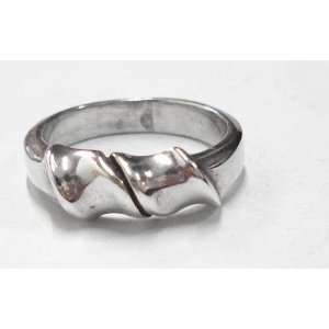  Twised Wrapped Silver Ring (Size 7.5) 