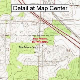   Map   New Auburn, Wisconsin (Folded/Waterproof)