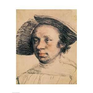  Portrait of a Youth in a Broad brimmed Hat   Poster by 