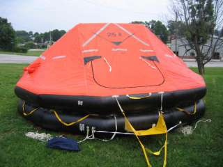 NEW 25 MAN CREWSAVER LIFERAFT ,HUGE WITH CANOPY MILITAR  